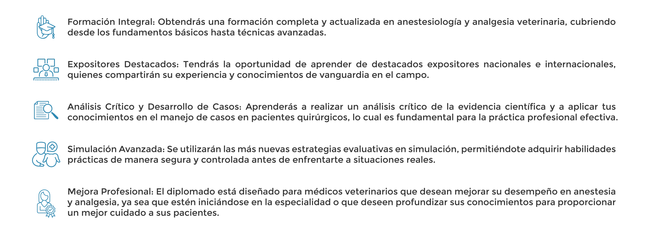 Por qué postular analgesia veterinaria