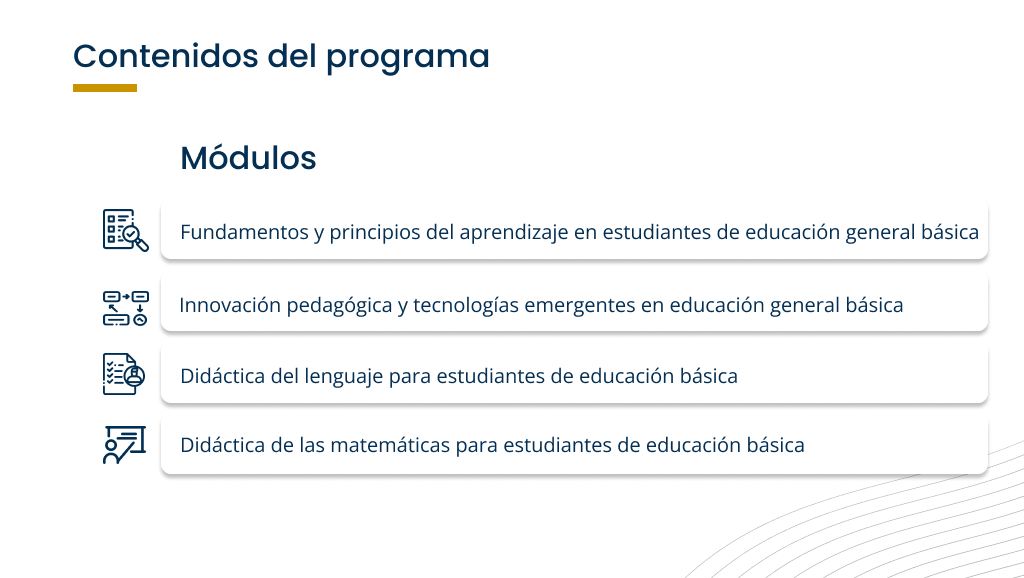 Plan de Estudio Diplomado en Didáctica para la Educación General Básica